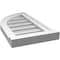 Ekena Millwork Quarter Round Top Left Surface Mount PVC Gable Vent w/ 2"W x 2"P Brickmould Sill Frame, 12"W x 22"H GVPQL12X2203SN - alternate 2